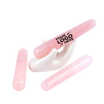 Rose Quartz Crystal Massage Tool